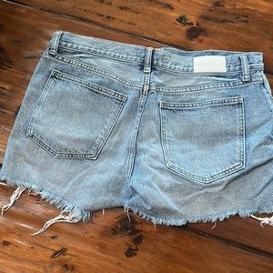 Pistola Raw Hem Jean Shorts Size 31